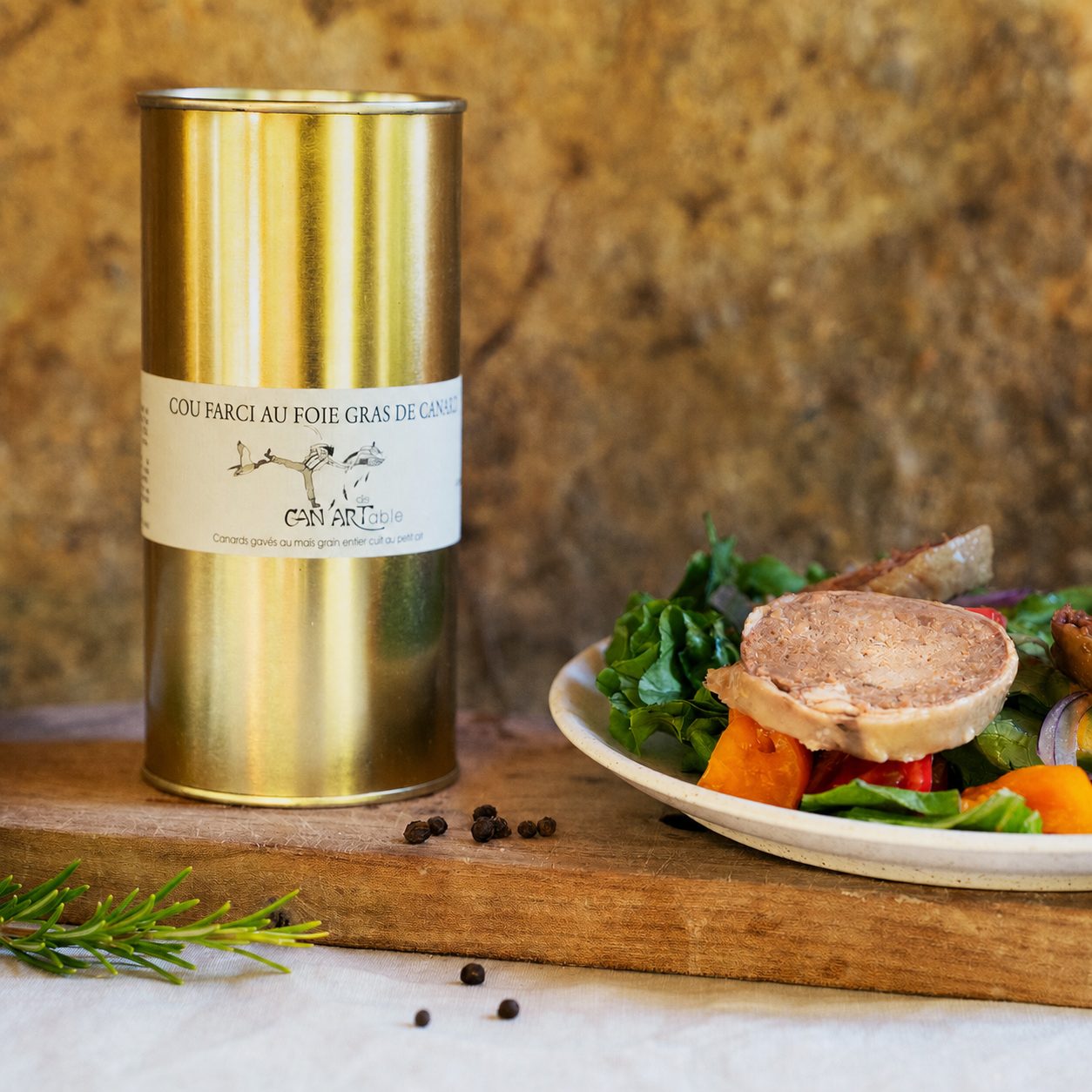Cou farci au foie gras (35 % foie gras)